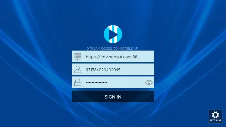 Xciptv player